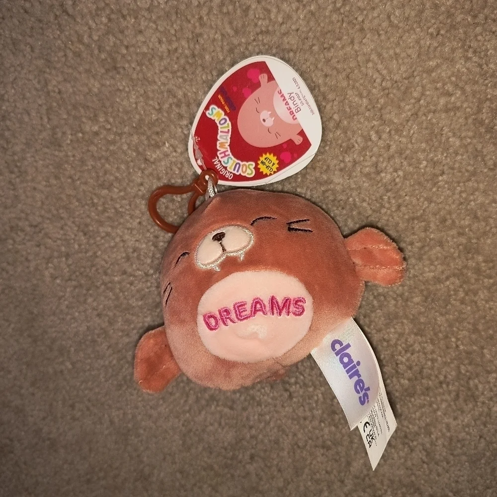 Claire's Brown Dreams Plush Toy squishmallow bindy walrus